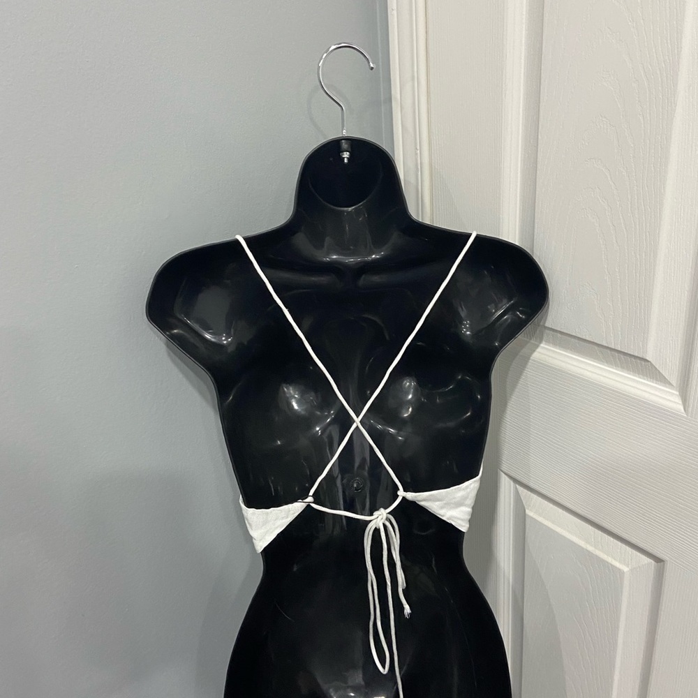 ✨ZARA satin backless y2k top New